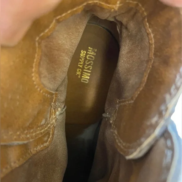 Taupe Suede Ankle Boots with Buckled Straps - Picture 7 of 8